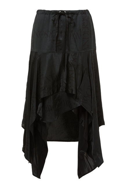 Asymmetric Midi Skirt
